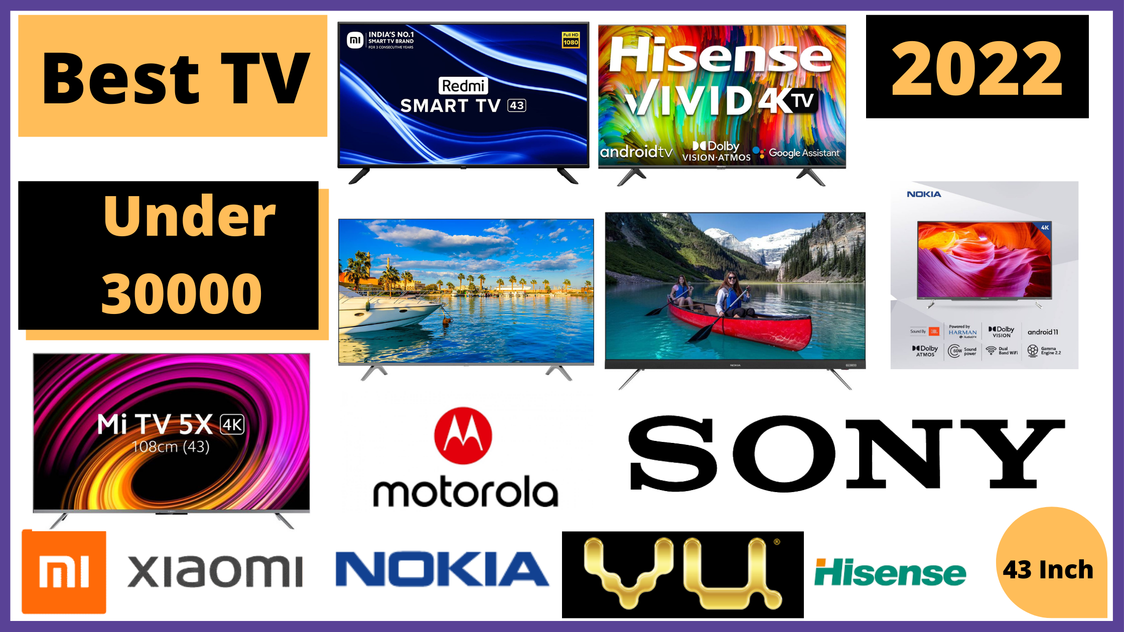 Best TV Under 30000 Best 43 Inch Smart Tv In India